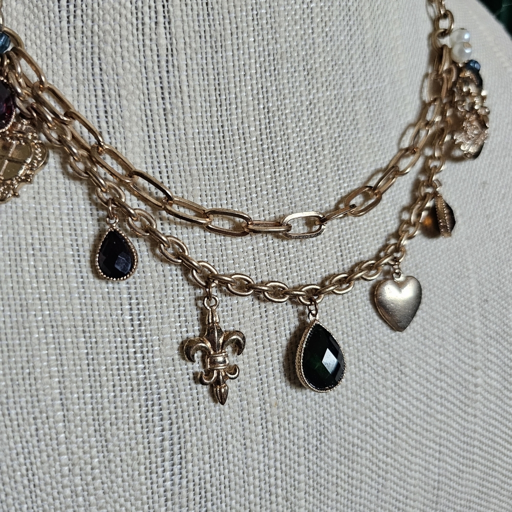 Chunky Gold Statement Necklace - image 3